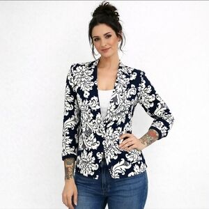 ROBERT RODRIGUEZ Women's Black Crea. single Snap Jacket 8